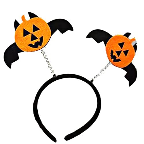 Oxxggkao Cosplay Kostüm Kürbis Fledermaus Stirnband Halloween Kostüm Rolle für Spiel Party Supplies Karneval Verkleiden Kopfschmuck Stirnband Halloween Party Supplies von Oxxggkao