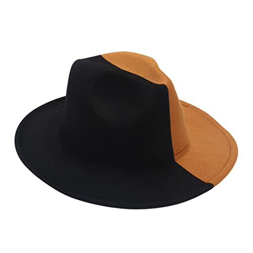 Oxxggkao Cowgirl-Hut für Damen, Weihnachtsmodell, Filz, für Erwachsene, Herren, farblich passender Hut für Cosplay, Party, große Krempe, für Erwachsene, Weihnachten Oxxggkao Cowgirl-Hut für Damen, Weihnachtsmodell, Filz, für Erwachsene, Herren, farblich passender Hut für Cosplay, Party, große Krempe, für Erwachsene, Weihnachten von Oxxggkao