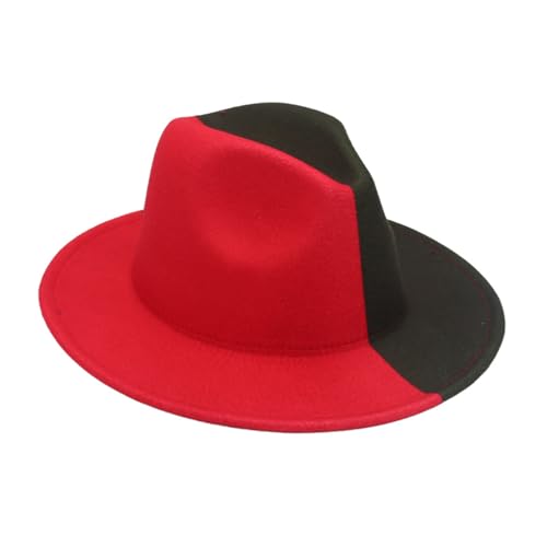 Oxxggkao Cowgirl-Hut für Damen, Weihnachtsmodell, Filz, für Erwachsene, Herren, farblich passender Hut für Cosplay, Party, große Krempe, für Erwachsene, Weihnachten Oxxggkao Cowgirl-Hut für Damen, Weihnachtsmodell, Filz, für Erwachsene, Herren, farblich passender Hut für Cosplay, Party, große Krempe, für Erwachsene, Weihnachten von Oxxggkao