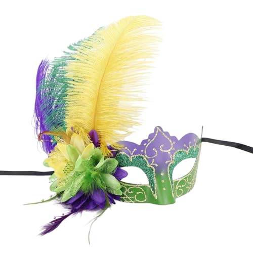 Oxxggkao Federed Maske Maskerade Halbgesicht Halloween Kostüm Mardi Gras Venezian Oxxggkao Federed Maske Maskerade Halbgesicht Halloween Kostüm Mardi Gras Venezian von Oxxggkao
