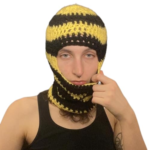 Oxxggkao Fun Männer Kostümhüte Halloween Geschenk Warmes Weiches Häkeln Halloween Geschenk Warmes Weiches Strickmütze Mütze von Oxxggkao