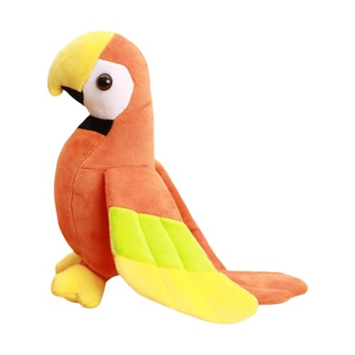 Oxxggkao Gefüllte Papageien Spielzeug Cartoon Papagei Figur Weicher Spielzeugraum Emotion Beschädigung Für Kleinkindmädchen Büro Ornamente Weiches Vogel Gefülltes von Oxxggkao