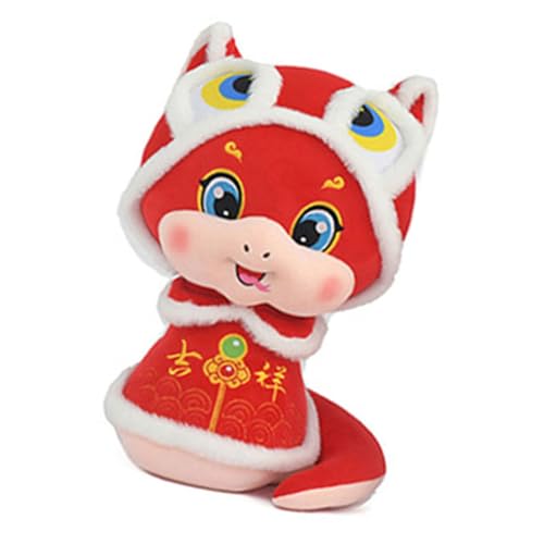 Oxxggkao Gefüllte Schlangenmaskottchen Plüschspielzeug Zum Schenken Chinesischer Feier Zodiakaler Puppen 2025 Chinesisches Neujahrskollektierbarbartiertier Oxxggkao Gefüllte Schlangenmaskottchen Plüschspielzeug Zum Schenken Chinesischer Feier Zodiakaler Puppen 2025 Chinesisches Neujahrskollektierbarbartiertier von Oxxggkao