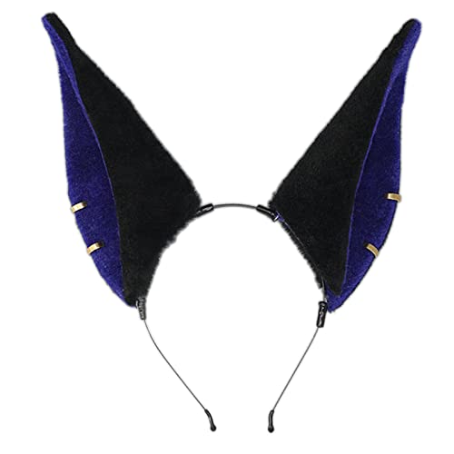 Oxxggkao Haarreif für Erwachsene, Teenager, Cosplay, Anime-Charakter, Plüsch, Wolfsohr, Haarreif, Make-up, Live-Übertragung, Party, Stirnbänder für Frauen, Wolfsohrform, Halloween, mit Tierohren Oxxggkao Haarreif für Erwachsene, Teenager, Cosplay, Anime-Charakter, Plüsch, Wolfsohr, Haarreif, Make-up, Live-Übertragung, Party, Stirnbänder für Frauen, Wolfsohrform, Halloween, mit Tierohren von Oxxggkao