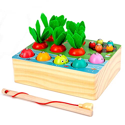 Oxxggkao Kinder Gehirntraining Liefert Tabelle Für Spielspielzeug Multifunktionales Karottenspiel Tragbares Bildungsspielzeug Karotten Ernte Form Sortierspiel Holz Holz von Oxxggkao