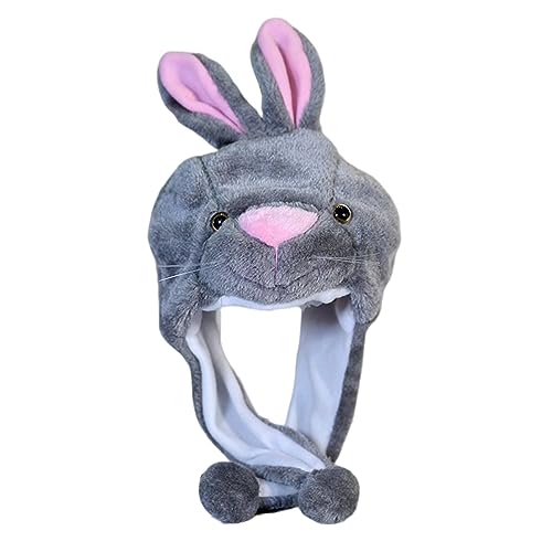 Oxxggkao Kinder-Tierhüte für Ohrenklappen, Drama-Requisiten für Kinder, Trapper-Kapuze, Fleece, Earfl-Trapper-Hut Oxxggkao Kinder-Tierhüte für Ohrenklappen, Drama-Requisiten für Kinder, Trapper-Kapuze, Fleece, Earfl-Trapper-Hut von Oxxggkao