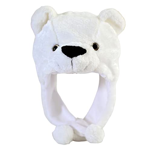 Oxxggkao Kinder-Tierhüte für Ohrenklappen, Drama-Requisiten für Kinder, Trapper-Kapuze, Fleece, Earfl-Trapper-Hut Oxxggkao Kinder-Tierhüte für Ohrenklappen, Drama-Requisiten für Kinder, Trapper-Kapuze, Fleece, Earfl-Trapper-Hut von Oxxggkao