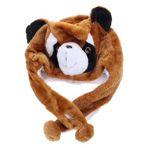 Oxxggkao Kinder-Tierhüte für Ohrenklappen, Drama-Requisiten für Kinder, Trapper-Kapuze, Fleece, Earfl-Trapper-Hut Oxxggkao Kinder-Tierhüte für Ohrenklappen, Drama-Requisiten für Kinder, Trapper-Kapuze, Fleece, Earfl-Trapper-Hut von Oxxggkao