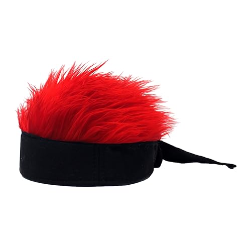 Oxxggkao Lustige Perücken Beard Hats Handgefertigt Gestrickte Mütze Mit Stachelhaar Weihnachten Halloween Cap Club Party Kopfbean Mit Geflochtener Perücke Angeschlossen von Oxxggkao