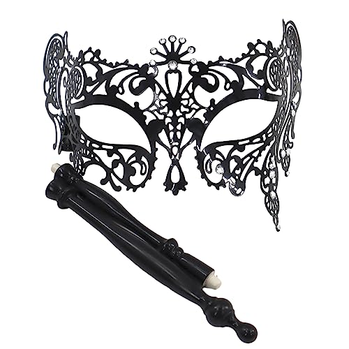 Oxxggkao Masquerade Maske Für Frauen Halbgesicht Abend Prom Halloween Party Mit Abnehmbarem Holding Stick Masquerade Mit Abnehmbarem Holding Stick Halbgesicht Halloween von Oxxggkao