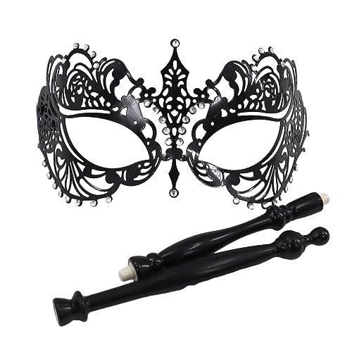Oxxggkao Masquerade Maske Für Frauen Halbgesicht Abend Prom Halloween Party Mit Abnehmbarem Holding Stick Masquerade Mit Abnehmbarem Holding Stick Halbgesicht Halloween von Oxxggkao
