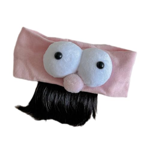Oxxggkao Neugeborene Haarteil Kopfbedeckung Baby Girls Cosplay Haarband Lustiges Big Eyes Bang Festival Haar Ornament Cartoon Pons Haarstück Haarteil von Oxxggkao
