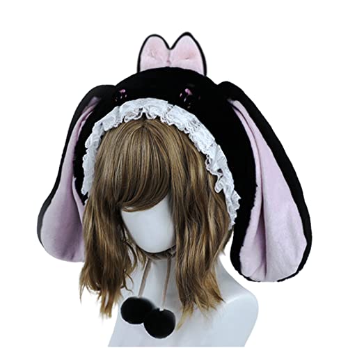 Oxxggkao Niedlicher Hut mit Ohren, winddichter Plüsch-Schal und Lei-Feng, für Halloween, Neujahr, Erntedankfest, Schal und Mütze, Set für Damen, Mädchen, Kinder, Jungen von Oxxggkao