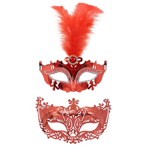 Oxxggkao Paar Maskerade Venezianer Party Halloween Kostüm Karneval für Paare Frauen Männer Halbgesicht Paar Maskerade Set Venezianer Party Kostüm Oxxggkao Paar Maskerade Venezianer Party Halloween Kostüm Karneval für Paare Frauen Männer Halbgesicht Paar Maskerade Set Venezianer Party Kostüm von Oxxggkao