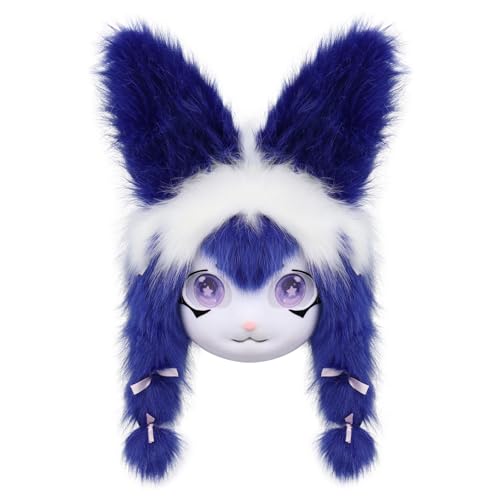 Oxxggkao Pelzige Tierkopf Kaninchen Fursuit Schnittmaske Halloween Masquerade Cosplay Kostüm Requisiten Kaninchen Kopfbedeckung Für Kinder Erwachsene Pelzige Tierkopfmaske Oxxggkao Pelzige Tierkopf Kaninchen Fursuit Schnittmaske Halloween Masquerade Cosplay Kostüm Requisiten Kaninchen Kopfbedeckung Für Kinder Erwachsene Pelzige Tierkopfmaske von Oxxggkao