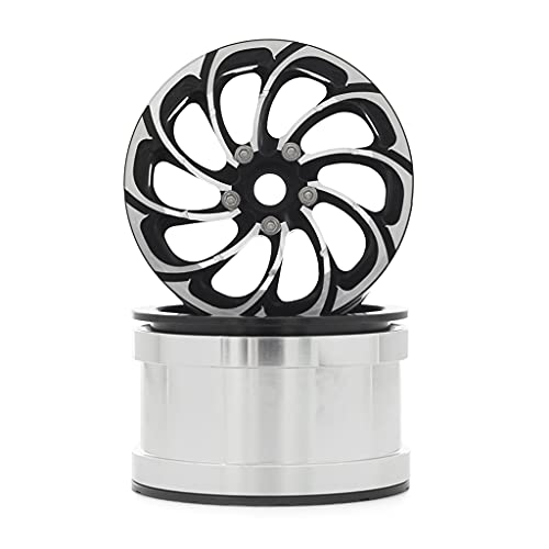 Oxxggkao Rad für Felge für SCX10 Metall Beadlock 2.2 Felgen Aluminiumlegierung Nabe 1/10 Crawler Autoteile Aluminiumlegierung Beadlock Radnabe von Oxxggkao