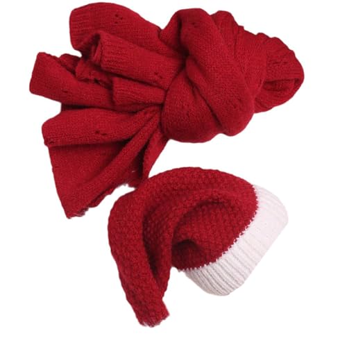 Oxxggkao Säuglingsfotografie Outfit Gestrickt Santa Und Wrap Set Photostudio Requisiten Baby Foto Outfit Neugeborene Duschversorgung Babyfoto Requisiten Oxxggkao Säuglingsfotografie Outfit Gestrickt Santa Und Wrap Set Photostudio Requisiten Baby Foto Outfit Neugeborene Duschversorgung Babyfoto Requisiten von Oxxggkao