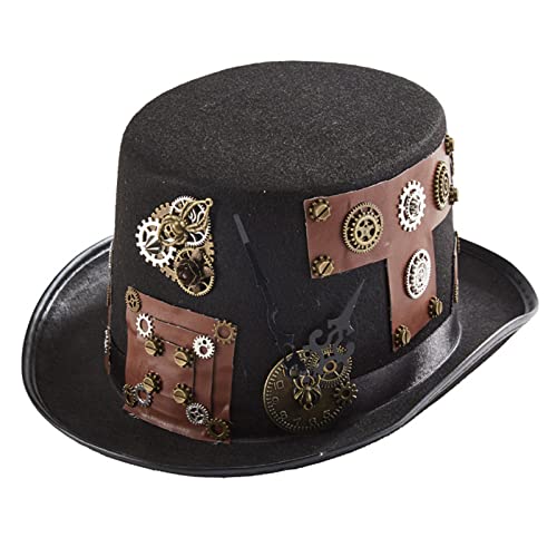 Oxxggkao Steampunk Bowler Zeitreisende Halloween Party Top Accessoires Steampunk Oxxggkao Steampunk Bowler Zeitreisende Halloween Party Top Accessoires Steampunk von Oxxggkao