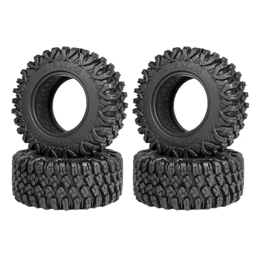 Oxxggkao Sturdt Gummi-Crawler-Reifen, Land Rovers, tragbares Zubehör für TRX4M Axials SCX24 FCX24 Road Adventures für den täglichen Gebrauch, weiche klebrige Reifen Oxxggkao Sturdt Gummi-Crawler-Reifen, Land Rovers, tragbares Zubehör für TRX4M Axials SCX24 FCX24 Road Adventures für den täglichen Gebrauch, weiche klebrige Reifen von Oxxggkao