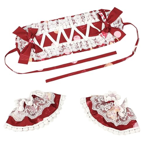 Oxxggkao Stylish Spitzen Haarband Arm Ärmel Anime Maid Kostüm Requisiten Kopfbedeckung Für Frauen Teenager Japanisches Animation Event Kopfbedeckung Frauen Mode Haarband von Oxxggkao