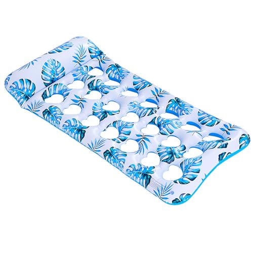 Oxxggkao Verdickter PVC Blattpool Schwimmen Für Erwachsene Schnellblasen Sie Die Wasserliege Mit Hoher Gewichtskapazität Verdickter PVC Luftmatratze Für See von Oxxggkao