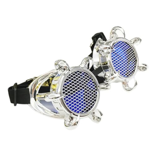 Oxxggkao Vintage Steampunk Schutzbrille Gläser Halloween Dekorationen Vintage Gothic Eyewear Für Frauen Männer Cosplay Cosplay Kostüm Brillen von Oxxggkao