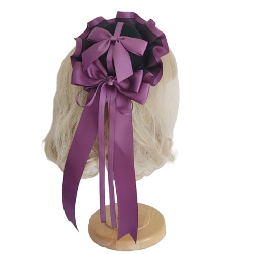 Oxxggkao Zarte Spitze Gotische Vielseitige Elegante Flache Billycock Cosplay Für Halloween Small Bowler Für Cosers Stirnband Männer Oxxggkao Zarte Spitze Gotische Vielseitige Elegante Flache Billycock Cosplay Für Halloween Small Bowler Für Cosers Stirnband Männer von Oxxggkao