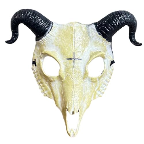 Oxxggkao Ziegenskelettmaske Für Frauen Mann Halloween Animal Cosplay Kostüm Halloween Animal Cosplay Oxxggkao Ziegenskelettmaske Für Frauen Mann Halloween Animal Cosplay Kostüm Halloween Animal Cosplay von Oxxggkao