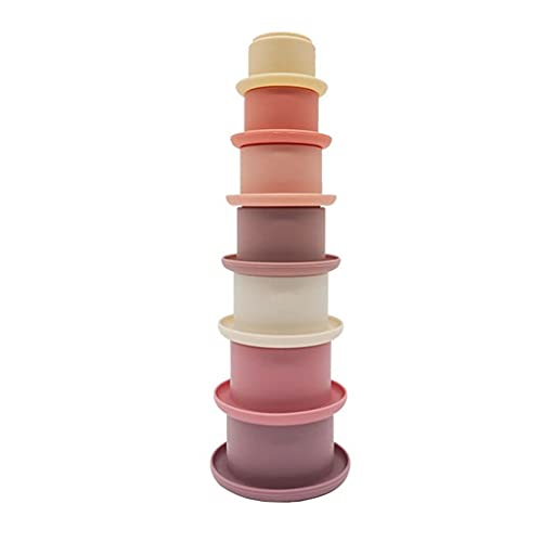 Oxxggkao Sanduhr Stapel Tasse Wasser Spielen Spielzeug Für Pools Badewanne Dusche Interaktives Spielzeug Für Baby 6m+ Frühes Lernen 7pieces von Oxxggkao