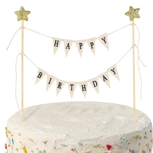 Cake Topper Geburtstag,Happy Birthday Cake Topper,Tortenstecker Geburtstag,Happy Birthday Tortendeko,Vintage Kuchen Girlande,Mini Kuchendeko Banner für Geburtstagsfeier Iiefert Dekoration Cake Topper Geburtstag,Happy Birthday Cake Topper,Tortenstecker Geburtstag,Happy Birthday Tortendeko,Vintage Kuchen Girlande,Mini Kuchendeko Banner für Geburtstagsfeier Iiefert Dekoration von Oykrueats