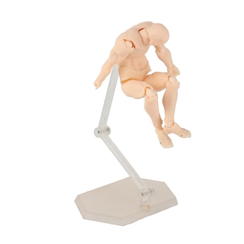 Oytrui Aktionsfigur Körper, Anpassbare Posen Bewegliche PVC -Schaufensterpuppe mit Halter für Desktop -Dekorationsmalereifotografie -Requisiten (Mann) von Oytrui