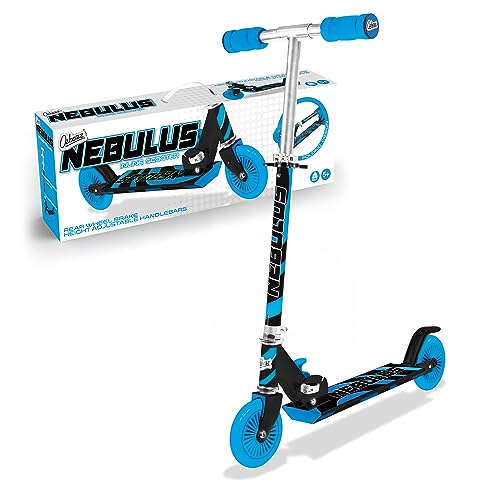 Ozbozz Nebulus Scooter – Schwarz und Blau – Chrom-Finish Ozbozz Nebulus Scooter – Schwarz und Blau – Chrom-Finish von Ozbozz