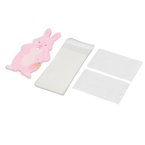 Ozgkee 30 Stück Kaninchen-Grußkarten, Bezaubernde Hasenform, Oster-Mottoparty, Dekorative Karte für Kinder von Ozgkee