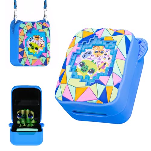 Oziral Silikon-Schutzhülle für Bitzee Magicals Interactive Toy Anti-Fall-Hüllen mit Trageschlaufen für Bitzees Magicals Pet Interactive Animal Silikon-Schutzhüllen für Bitzees wasserdicht blau Oziral Silikon-Schutzhülle für Bitzee Magicals Interactive Toy Anti-Fall-Hüllen mit Trageschlaufen für Bitzees Magicals Pet Interactive Animal Silikon-Schutzhüllen für Bitzees wasserdicht blau von Oziral