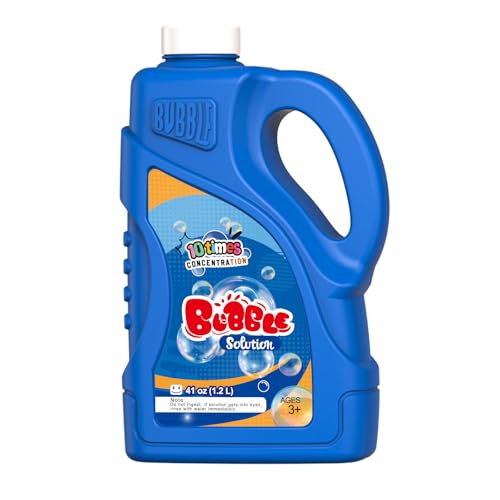 PANACARE 1.2 Liter KONZENTRIERT Seifenblasenflüssigkeit Nachfüllflasche (bis zu 12 Liter) Mischung der Seifenblasen für elektronische Seifenblasenmaschine, Seifenblasenpistole (098-1.2L) von P PANACARE