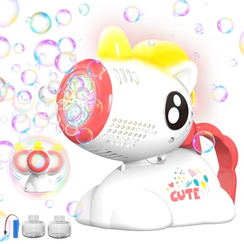 PANACARE Einhörniges Pony Seifenblasenmaschine, Swing Seifenblasenspielzeug für Kinder 5000+ Blasen/Min mit 2*Seifenblasenlösung/AKKU für Hochzeit/Geburtstag/Party, Geschenk für Junge&Mädchen 345678 PANACARE Einhörniges Pony Seifenblasenmaschine, Swing Seifenblasenspielzeug für Kinder 5000+ Blasen/Min mit 2*Seifenblasenlösung/AKKU für Hochzeit/Geburtstag/Party, Geschenk für Junge&Mädchen 345678 von P PANACARE
