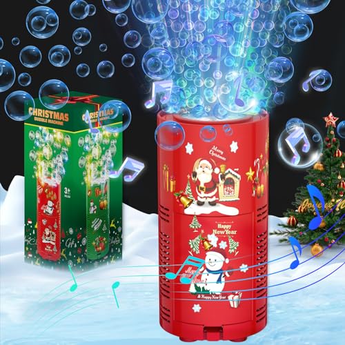 PANACARE Feuerwerk Seifenblasenmaschine, Seifenblasenmaschine 10000+Seifenblasen mit Seifenblasenlösung/Akku/Musik/Licht, Seifenblasenspielzeug Kinder Geschenk, Hochzeit, Neujahr, Weinachten,Party PANACARE Feuerwerk Seifenblasenmaschine, Seifenblasenmaschine 10000+Seifenblasen mit Seifenblasenlösung/Akku/Musik/Licht, Seifenblasenspielzeug Kinder Geschenk, Hochzeit, Neujahr, Weinachten,Party von P PANACARE