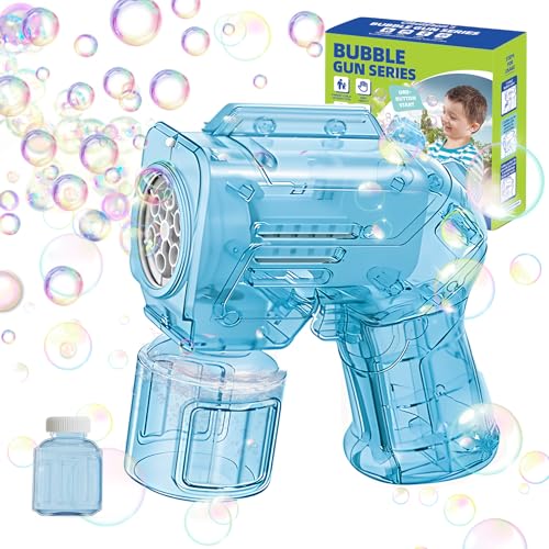 PANACARE Mini Seifenblasenpistole, Seifenblasenspielzeug Kinder 5000+ Blasen mit Seifenblasenlösung/Gelee-Farbe für Hochzeit/Geburtstag/Party/Ostern, Junge&Mädchen Outdoor Geschenk, Jelly Bubble Gun PANACARE Mini Seifenblasenpistole, Seifenblasenspielzeug Kinder 5000+ Blasen mit Seifenblasenlösung/Gelee-Farbe für Hochzeit/Geburtstag/Party/Ostern, Junge&Mädchen Outdoor Geschenk, Jelly Bubble Gun von P PANACARE