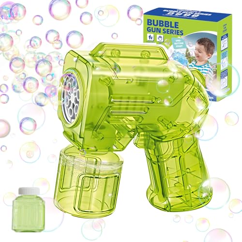 PANACARE Mini Seifenblasenpistole, Seifenblasenspielzeug Kinder 5000+ Blasen mit Seifenblasenlösung/Gelee-Farbe für Hochzeit/Geburtstag/Party/Ostern, Junge&Mädchen Outdoor Geschenk, Jelly Bubble Gun PANACARE Mini Seifenblasenpistole, Seifenblasenspielzeug Kinder 5000+ Blasen mit Seifenblasenlösung/Gelee-Farbe für Hochzeit/Geburtstag/Party/Ostern, Junge&Mädchen Outdoor Geschenk, Jelly Bubble Gun von P PANACARE