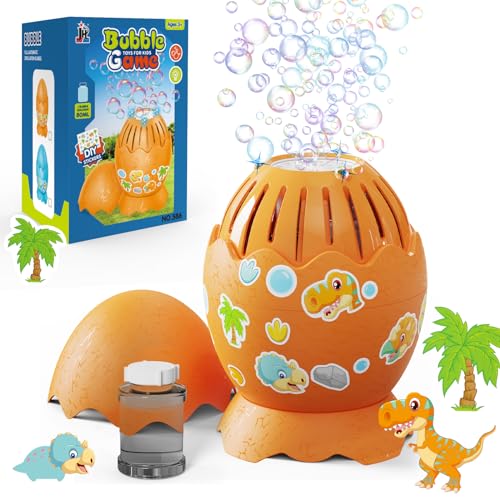 Panacare Dinosaurier Eier Seifenblasenmaschine, Seifenblasenspielzeug für Kinder 10000+ Blasen/Minute mit Seifenblasenlösung/LED, Kinder Geschenk für Geburtstag/Party/Hochzeit, Bubble Machine for kids Panacare Dinosaurier Eier Seifenblasenmaschine, Seifenblasenspielzeug für Kinder 10000+ Blasen/Minute mit Seifenblasenlösung/LED, Kinder Geschenk für Geburtstag/Party/Hochzeit, Bubble Machine for kids von P PANACARE