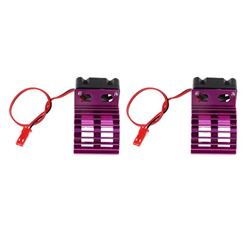 P Prettyia 2er Pack 24-28mm Motor Kühlung Kühlkörper Kühllüfter mit Lüfter für RC Auto Rennwagen P Prettyia 2er Pack 24-28mm Motor Kühlung Kühlkörper Kühllüfter mit Lüfter für RC Auto Rennwagen von P Prettyia