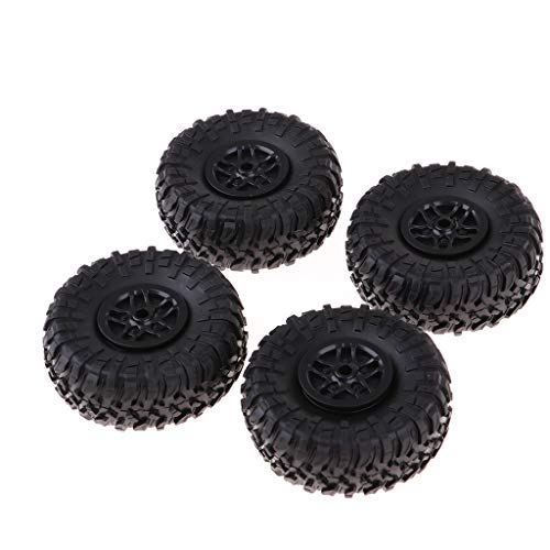P Prettyia 4er Set Gummireifen RC-Car Wheel-Reifen für 1/12 Scale Truggy Monster Truck Cralwer Car P Prettyia 4er Set Gummireifen RC-Car Wheel-Reifen für 1/12 Scale Truggy Monster Truck Cralwer Car von P Prettyia