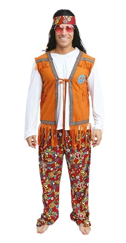 P'tit Clown Re21159 – Kostüm Hippie Herren Größe L/XL von P'tit Clown