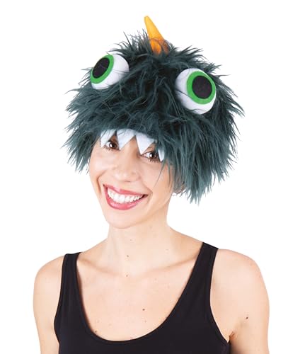 P' CLOWN Monsterhut aus Samt, Kostümzubehör, für Erwachsene, perfekt für Karneval, Kostümpartys und Themenveranstaltungen P' CLOWN Monsterhut aus Samt, Kostümzubehör, für Erwachsene, perfekt für Karneval, Kostümpartys und Themenveranstaltungen von p'tit clown
