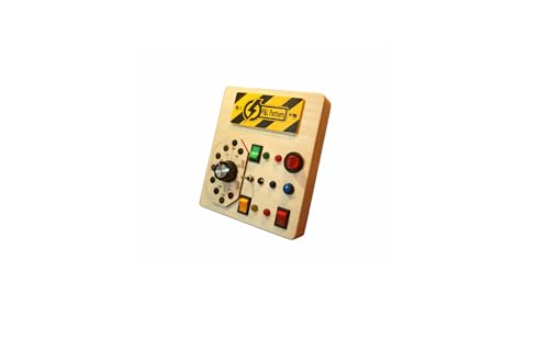 P&L Partners Montessori-Holzarbeitsbrett für Kinder ab 1 Jahr | Sensorisches Lernspielzeug-Puzzle mit LED-Licht | Feinmotorik, Lernaktivitäten im Vorschulalter | P&L Partners Montessori-Holzarbeitsbrett für Kinder ab 1 Jahr | Sensorisches Lernspielzeug-Puzzle mit LED-Licht | Feinmotorik, Lernaktivitäten im Vorschulalter | von P&L Partners