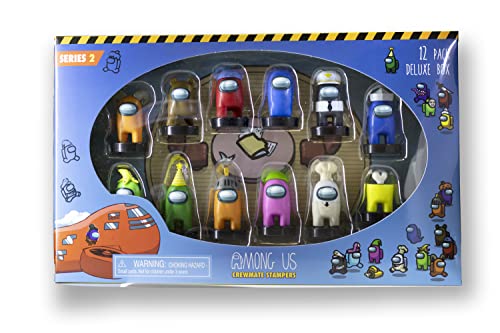 P.M.I. Among Us Crewmate Stampers 12 Pack Deluxe Box 4.5cm (S2) (AU5265) von P.M.I.