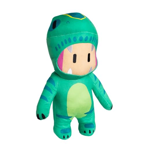 Stumble Guys Serie 2 | 30,5 cm kuschelige Plüschfreunde | Sammeln Sie alle 4 ikonischen Charaktere, weiche und kuschelige Spiel-Plüschtiere (T-Rex Guy) von P.M.I.