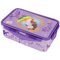 Unicorn Academy Brotdose Lunch To Go mit 2 Einsätzen lila/regenbogen 1000 ml Kunststoff Unicorn Academy Brotdose Lunch To Go mit 2 Einsätzen lila/regenbogen 1000 ml Kunststoff von P:OS Handels GmbH