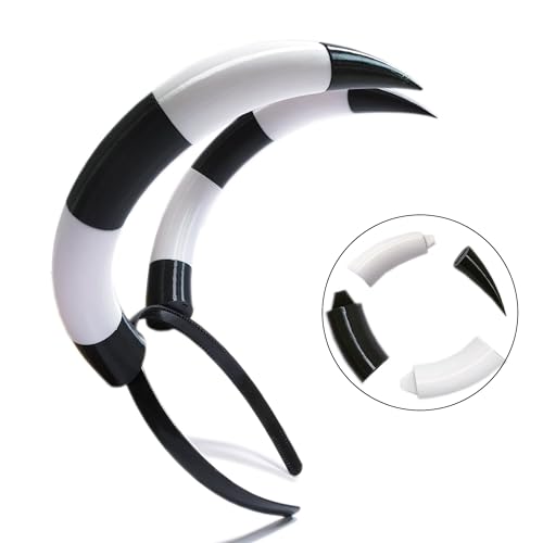 P1PSZ Blitzo Cosplay Hörner Haarspange Anime Blitzo Stirnband Abnehmbare Kopfbedeckung Prop Kostüm (01) von P1PSZ