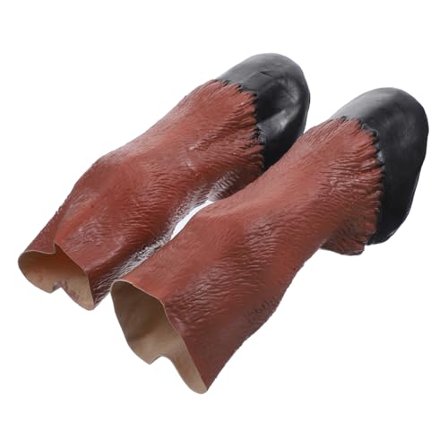 PACKOVE 1 Paar Pferdehufe Tier Für Ausgefallene Bequeme Dehnbare Hufe Ideal Für Cosplay Halloween Karneval PACKOVE 1 Paar Pferdehufe Tier Für Ausgefallene Bequeme Dehnbare Hufe Ideal Für Cosplay Halloween Karneval von PACKOVE